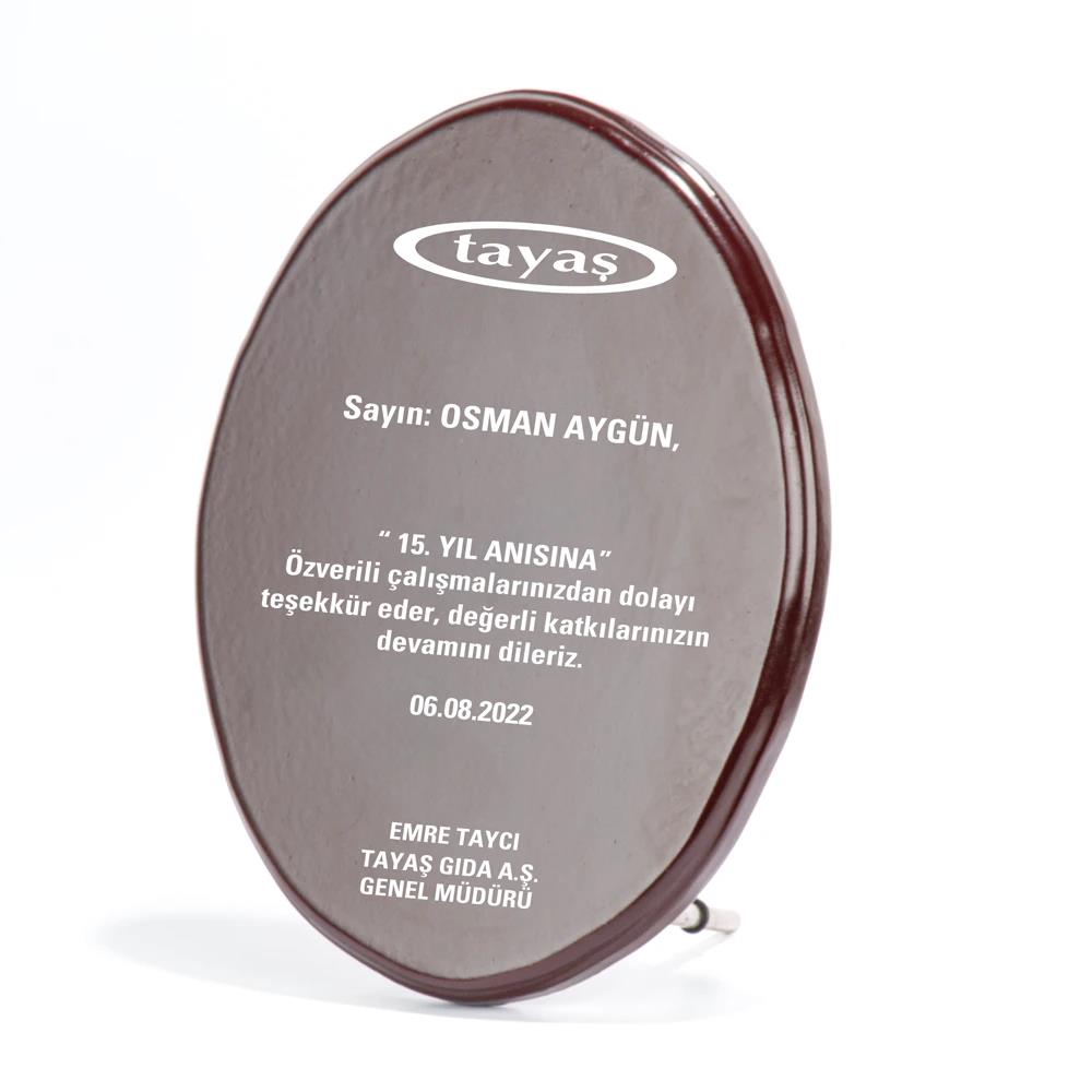 BK-77 Ahşap Plaket