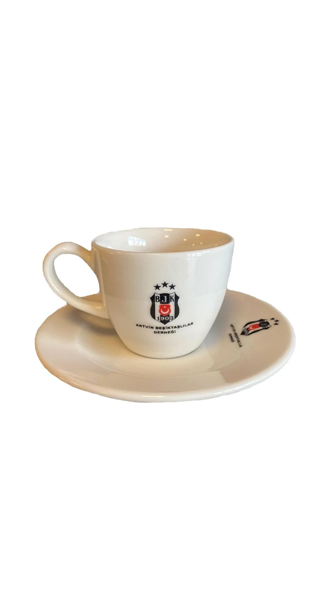 Porselen Baskılı Türk Kahvesi Fincanı